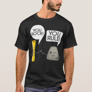 You Rock You Rule  Cute Great Rocker and Ruler Gif T-Shirt