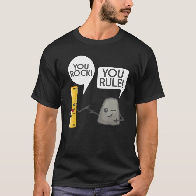 You Rock You Rule Shirt - Cute Great Rocker and Ru (Front)