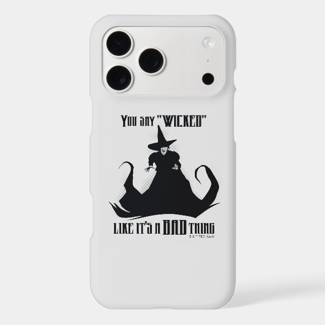 You Say "Wicked" Like It's A Bad Thing (Back)