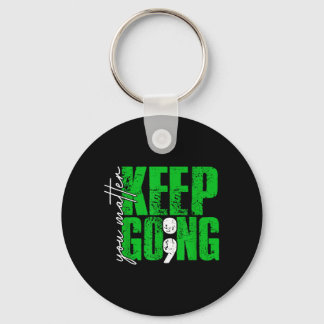 You Semicolon Mental Health Awareness Keep Going Key Ring