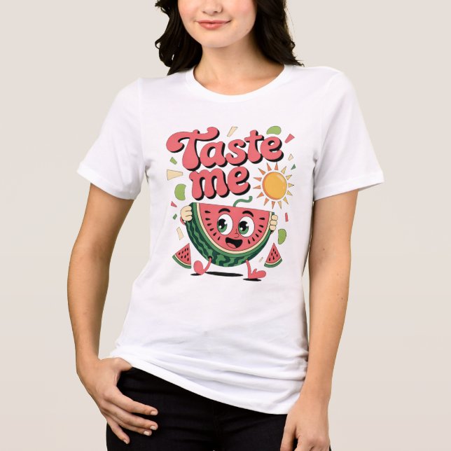 YOU SHALL TASTE IT! Tri-Blend SHIRT (Front)