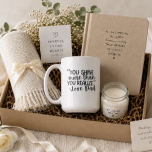 “You Shine More Than You Realise – Love Dad” Coffee Mug