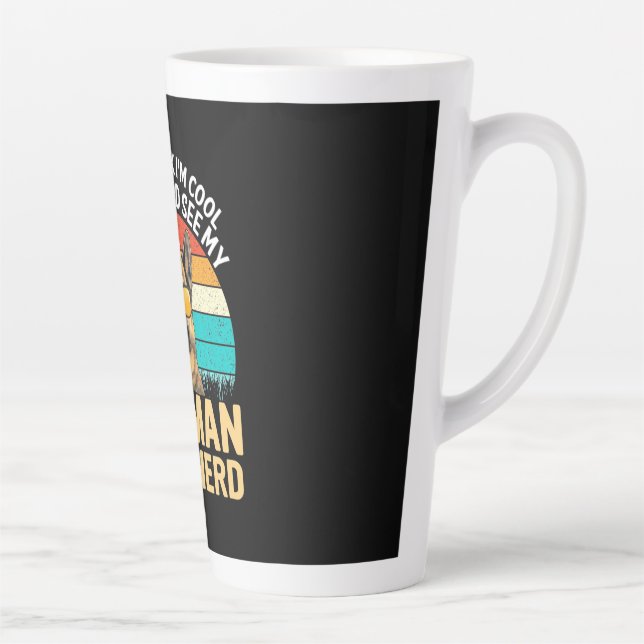 You Should See My German Shepherd Latte Mug (Right)