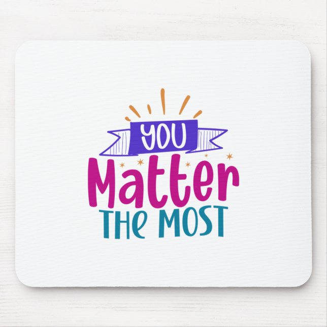You Signs Sticker  Mouse Pad (Front)
