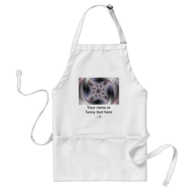 You Spin Me Round - Fractal Art Standard Apron (Front)