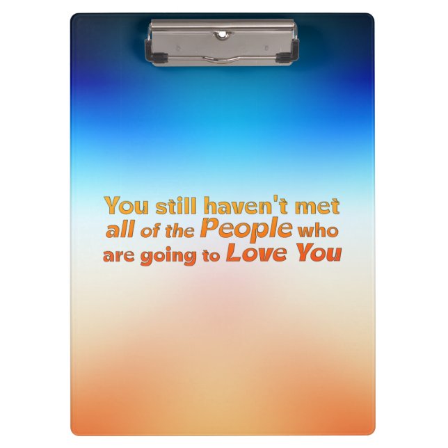 You still haven't met…  clipboard (Front)