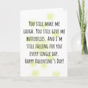 You Still Make Me Laugh Valentine Folded Card