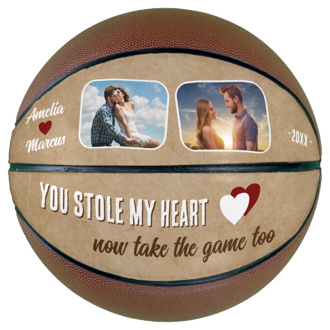 You stole my heart take the game 2 Photos Valentin Basketball (Front)