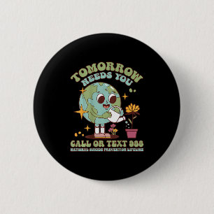 You Suicide Awareness Mental Health S  6 Cm Round Badge