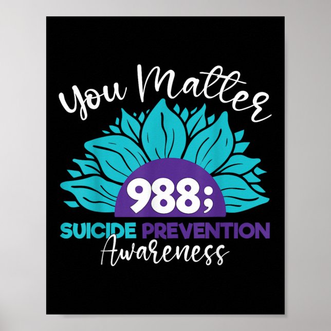 You Suicide Prevention Awareness  Poster (Front)