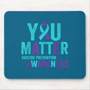 You Suicide Prevention Awareness Ribbon  Mouse Pad