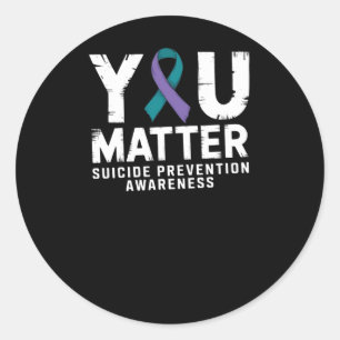 You Suicide Prevention Awareness Sticker 