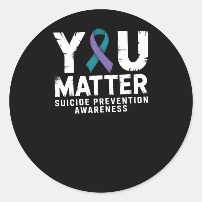 You Suicide Prevention Awareness Sticker  (Front)