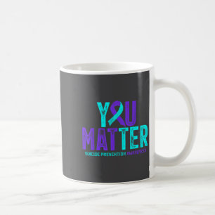 You - Suicide Prevention Teal Purple Awareness Rib Coffee Mug