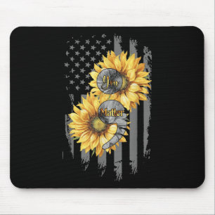You Sunflower American Flag Suicide Prevention  Mouse Pad