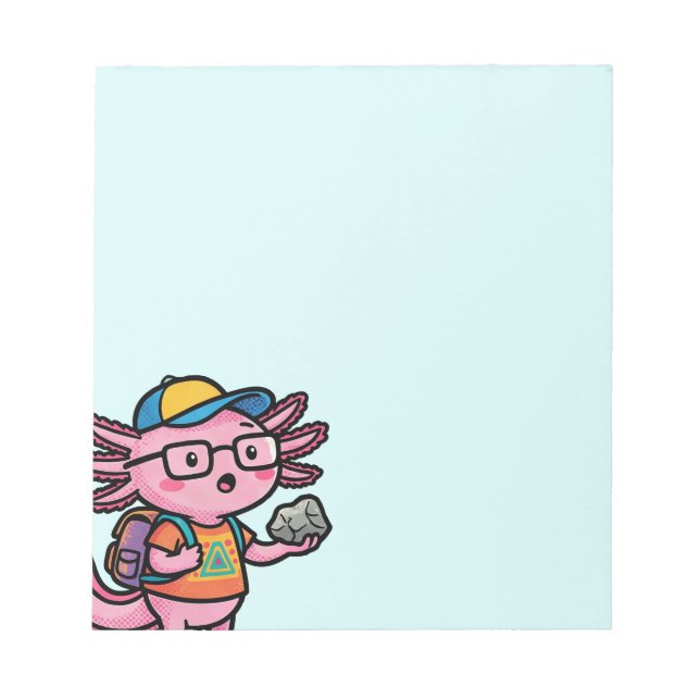 You sure axolotl questions Cute Funny sacastic Notepad (Front)