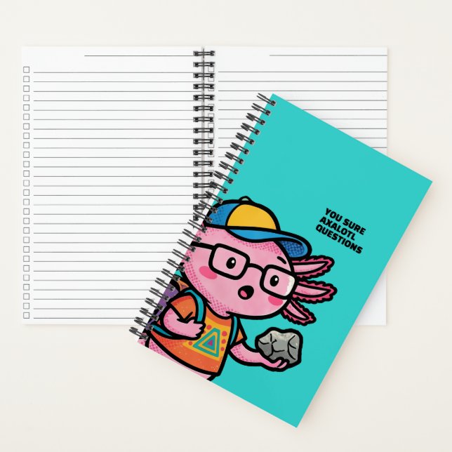 You sure axolotl questions Cute Sarcastic Meme Notebook (Inside)