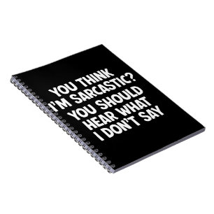 You Think I’m Sarcastic? You Should Hear What Notebook
