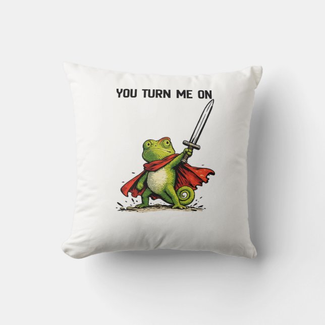 You Turn Me On Cushion (Front)
