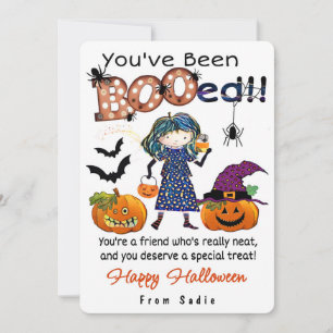 You’ve Been “BOOed”-Personalised Halloween card