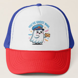 You’ve Ghost Mail Halloween Ghost Mail Carrier Trucker Hat