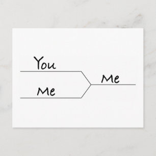 "You Vs. Me" March Madness-Style Bracket Postcard