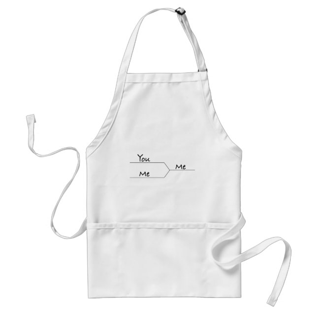 "You Vs. Me" March Madness-Style Bracket Standard Apron (Front)