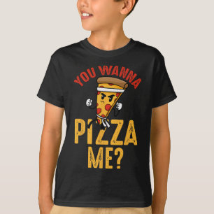 You Wanna Pizza Me Funny Ninja Karate Kawaii Pizza T-Shirt