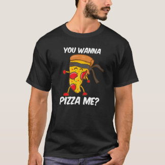 You Wanna Pizza Me Karate Judo Taekwondo Fighter P T-Shirt
