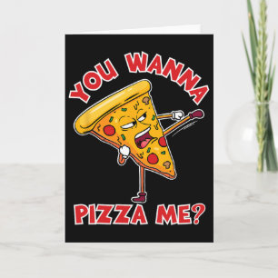 You Wanna Pizza Me Ninja Karate Sahbumnim Judo Mma Card