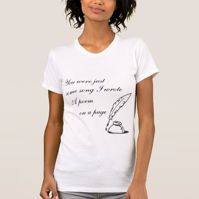 You Were Just A Song Women's shirt (Front)