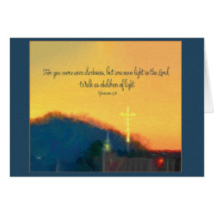 You were once darkness Parakaleo note card
