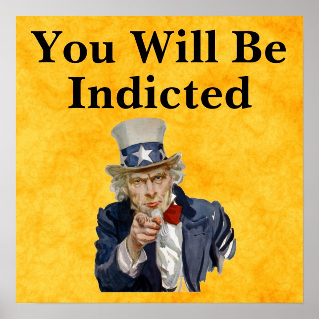 You Will Be Indicted Poster (Front)