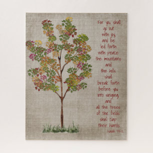 You will go out with Joy  Isaiah 55 verse  Jigsaw Puzzle