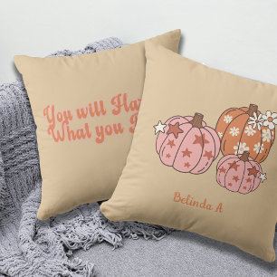 You will Harvest what you Plant Custom Name Thanks Cushion