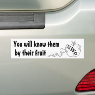 You will know them Bumper Sticker
