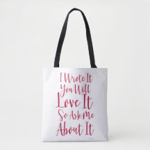 You Will Love This Book Author Slogan 