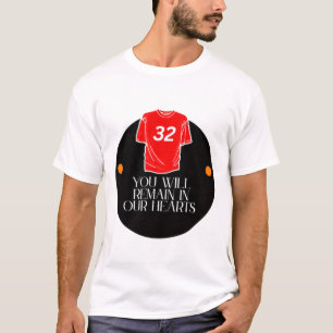 You will remain in our hearts rudi johnson T-Shirt