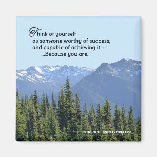 You Will Succeed...Inspirational Quote Magnet