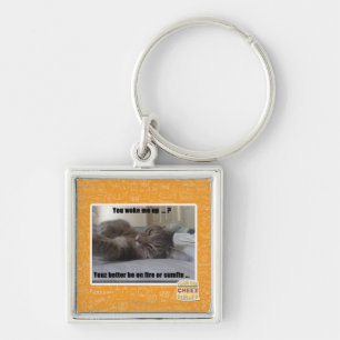 You woke me up key ring