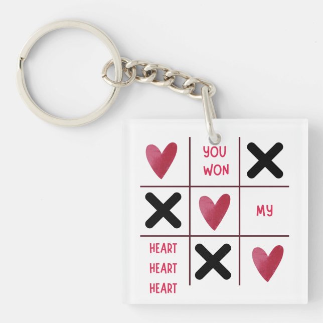 You Won My Heart Key Ring (Front)