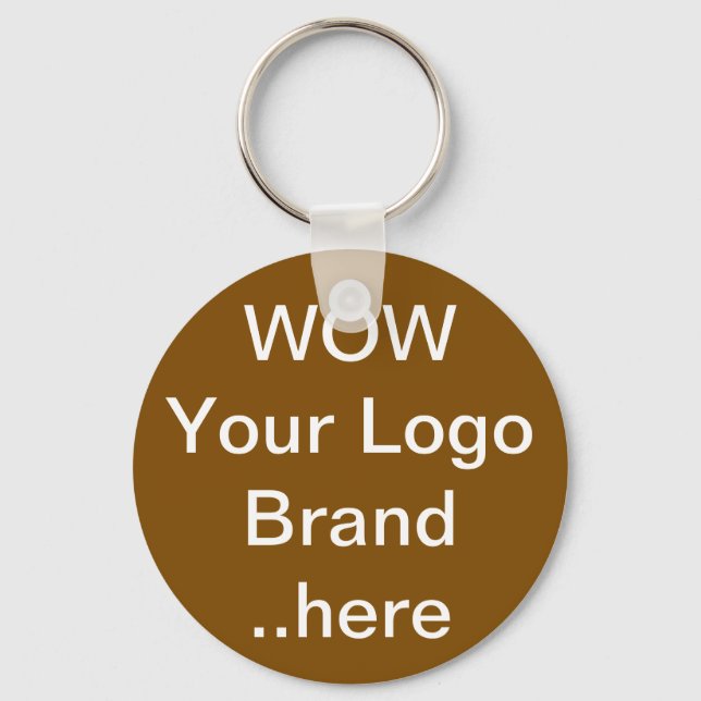 Youe Design Logo Tote Bag Promotional Product Key Ring (Front)