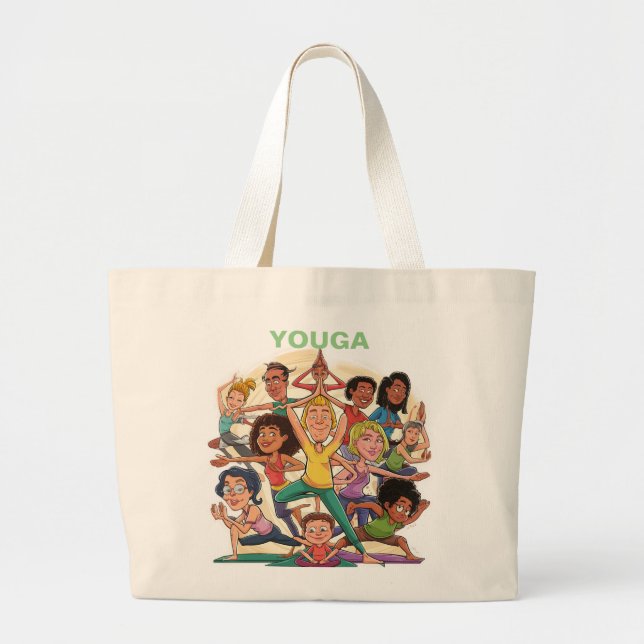 YOUGA SACK LARGE TOTE BAG (Front)