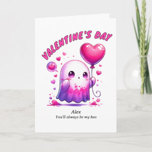 You'll Always Be My Boo Valentine Personalise Card