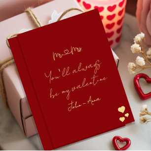 You'll Always Be My Valentine Mr and Mrs Flat Holiday Card