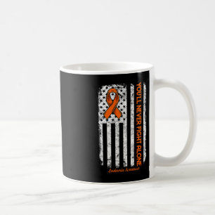 You'll Never fight Alone Blood Cancer Leukemia Awa Coffee Mug