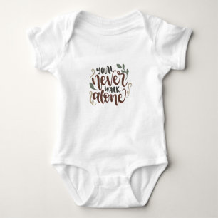 You'll never walk alone baby bodysuit