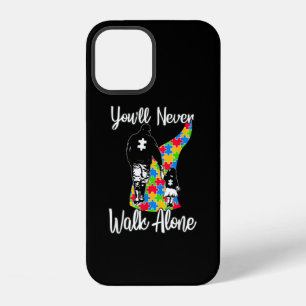 You'll Never Walk Alone Father Daughter Autism iPhone 12 Case