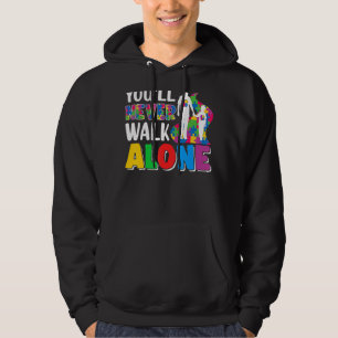 You'll Never Walks Alone Father And Son Daughter Hoodie