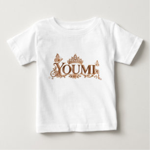 Youmi Elegant Luxury Name Design Baby T-Shirt